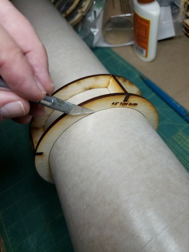 Tube cutting guide - cutting,