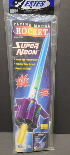 Estes super neon flying model - neon,