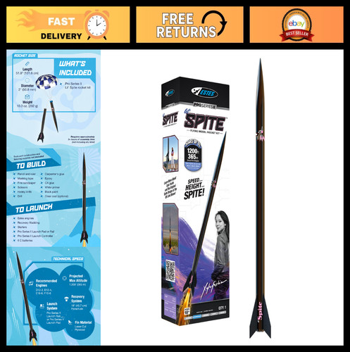 Intermediate model rocket kit - rocket,